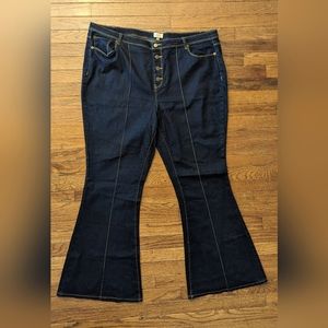 Modcloth Plus Size Flared Jeans
